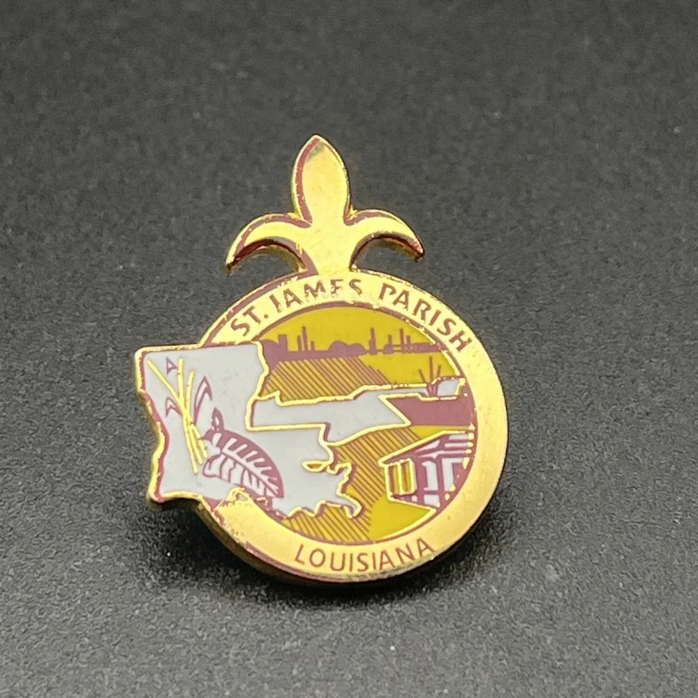 St.‎ James Parish Louisiana USA Lapel Hat Pin